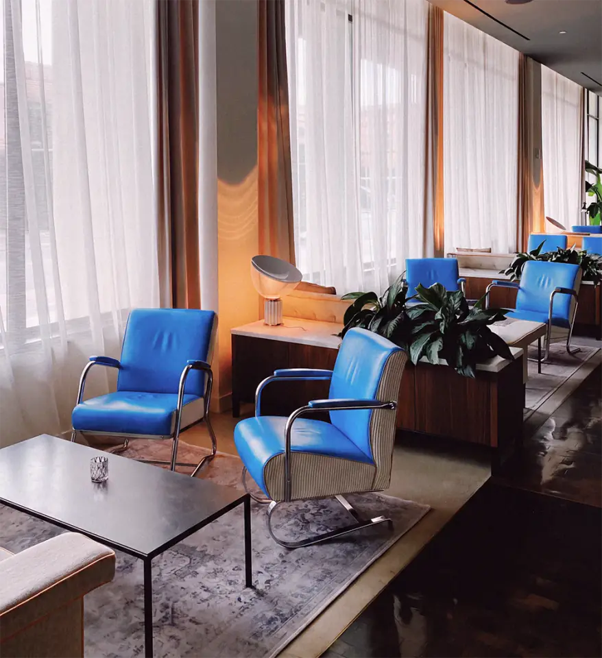 Independent hotel lounge