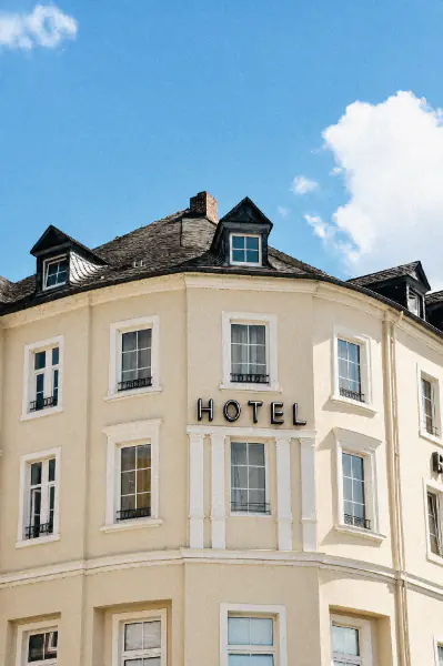 Boutique hotel facade