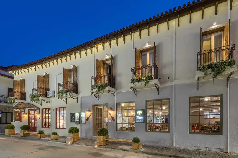 Boutique hotel terrace