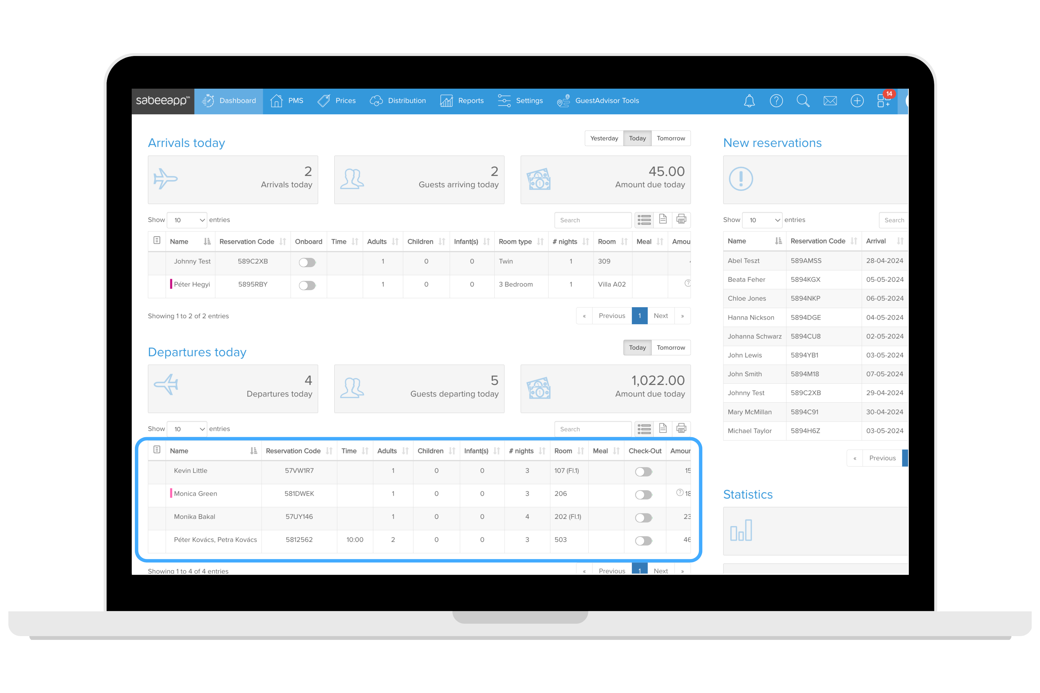 Dashboard toggle checkout