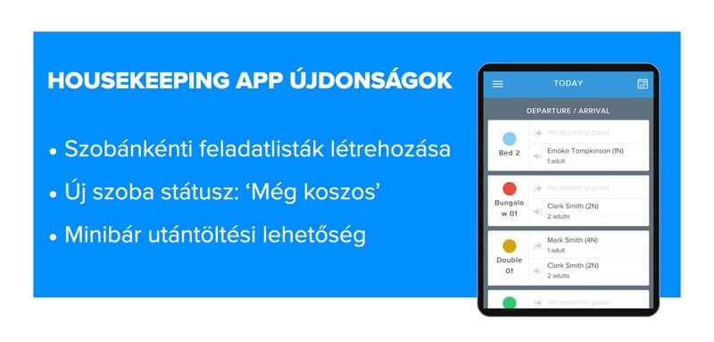 Housekeeping-app-újdonságok