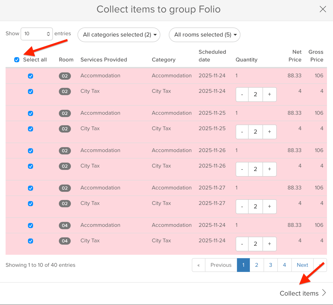 How to Invoice a Group Reservation?
