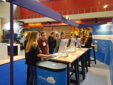 SabeeApp stand at IHS