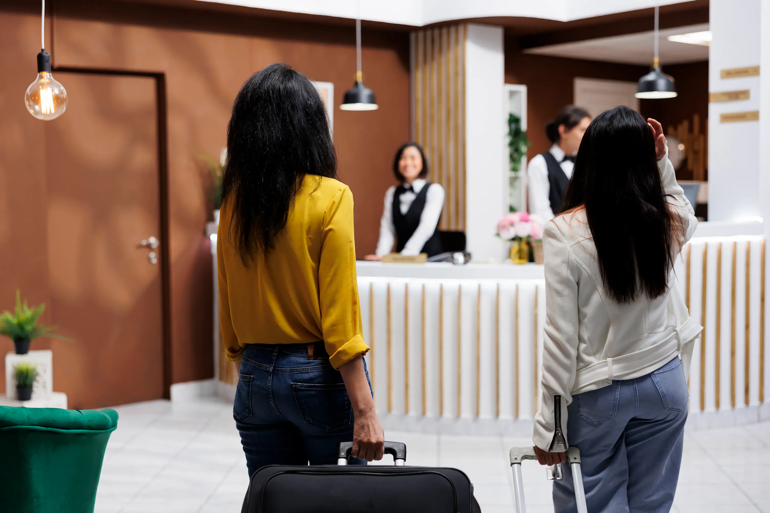 Average check-in time for hotels