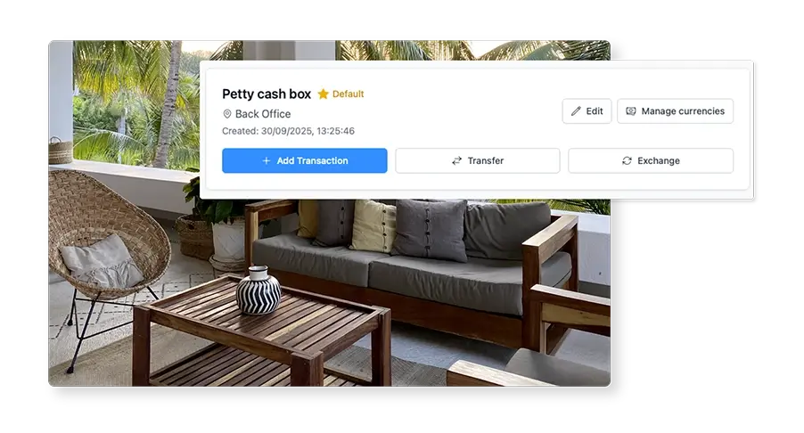 Transfer between drawers Transfer between drawers