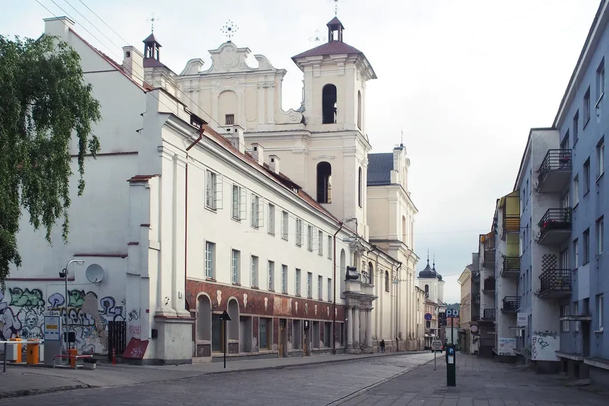 Old town street in Vilnius