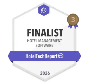 HotelTechReport 2026 Finalist — Top 3 Hotel Management Software
